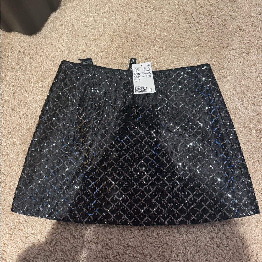 Glam mini skirt
